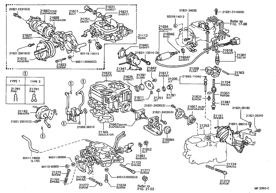 39 toyota 22r carburetor diagram